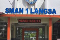 Caption : SMA Negeri 1 Langsa (doc/16-7-25)