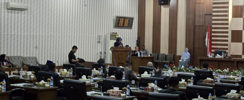Caption : Rapat Paripurna Ke-3 Masa Persidangan III Tahun Sidang 2025 Digelar, Jum'at (25/07/25)