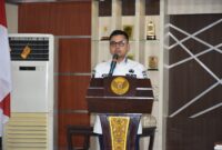 Caption : Walikota Langsa Jeffry Sentana S Putra, SE menghadiri Pelatihan dan Bimbingan Belajar gratis bagi tenaga kerja Kota Langsa yang berminat mengikuti seleksi Calon Siswa (Casis)