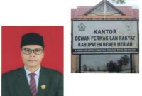 Caption : Safri Kahariddin Anggota DPRK dari partai Hanura juga ketua Komisi D dan gedung DPRK Bener Meriah (doc)