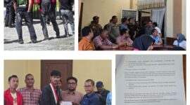 Caption : Serangkaian kegiatan Aksi demo Gerakan Mahasiswa Nasional Indonesia (GMNI) Bener Meriah, Rabu (23/07/25)