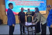 Caption : Wali Kota Jeffry Sentana S. Putra: Amanah dan Loyalitas adalah Kunci