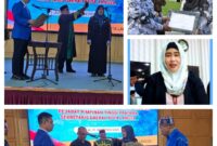 Caption : Dra Suhartini M.Pd saat menjadi kepala dinas pendidikan dan kebudayaan menerima penghargaan dari Walikota Usman Abdulla, saat setelah dilantik sebagaj Plt Sekda kota Langsa dan tepat tanggal 1 Agustus 2025, walikota Langsa melantik Suhartini sebagai Sekretaris Daerah kota  Langsa definit