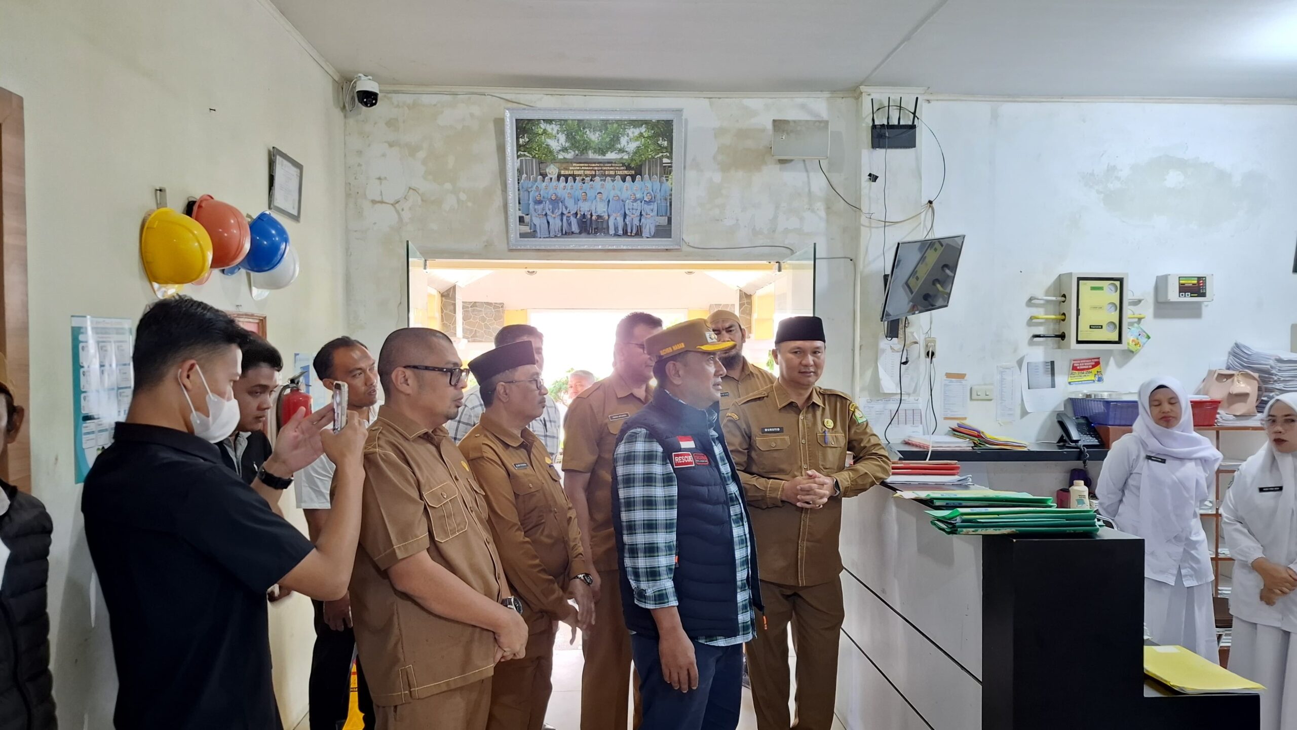 Rombongan Wakil Bupati Kabupaten Aceh Tengah Di Dampinggi Managemen RSUD Datu Beru Sidak sejumlah Pelayanan Kesahatan di Datu Beru (Foto, Humas RSUD Datu Beru)