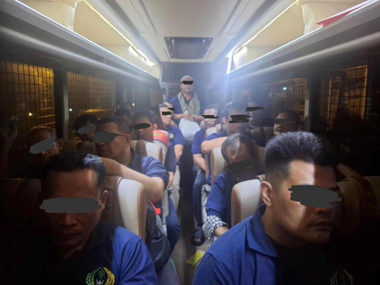 Proses pemindahan tahanan (Foto Ist) 