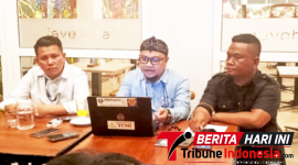 Kuasa hukum PT. Futai saat melakukan Konfrensi pers. (Ft. talia)