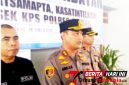 Kapolres Bitung, AKBP Arie Sulistyo Nugroho, S.I.K., M.H., Didamping Kasi Humas Polres Bitung Abdul Natip Anggai
