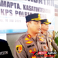 Kapolres Bitung, AKBP Arie Sulistyo Nugroho, S.I.K., M.H., Didamping wakapolres Kompol Daniel Korompis dan Kasi Humas Polres Bitung Abdul Natip Anggai (Ft. talia)