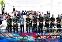 Kodaeral VIII menghadiri kegiatan Penyiapan Penyelenggara Kader Pemilik/Pengelola Sarana dan Prasarana Nasional (Sarprasnas) Komponen Pendukung (Komduk) Pertahanan Negara. (Ft.Ist)