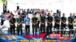 Kodaeral VIII menghadiri kegiatan Penyiapan Penyelenggara Kader Pemilik/Pengelola Sarana dan Prasarana Nasional (Sarprasnas) Komponen Pendukung (Komduk) Pertahanan Negara. (Ft.Ist)