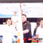 ‎Ketua terpilih Koni Bitung periode 2026-2030 Hengky Honandar saat menerima Pataka pada kegiatan MUSORKOT KONI Kota Bitung 2026. (Ft.ist)