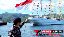 Dansatrol Kodaeral VIII, Kolonel Laut (P) Marvill Marfel Frits E.D. saat melepas KRI Bima Suci di dermaga Satrol Bitung. (Ft.ist)