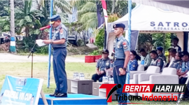 Wadan Kodaerl VIII, Laksma TNI Tony Herdijanto, S.E., MSC, saat memberikan sambutan. (Ft.talia)