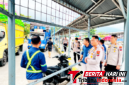 Kapolres Bitung, AKBP Arie Sulistyo Nugroho, S.H., S.I.K., M.H., saat inspeksi bersama asdp Bitung. (Ft. Ist)