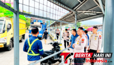 Kapolres Bitung, AKBP Arie Sulistyo Nugroho, S.H., S.I.K., M.H., saat inspeksi bersama asdp Bitung. (Ft. Ist)