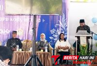 ‎Plt Kepala Badan Kesbangpol Kota Bitung Idrus Harun, SH. Saat membacakan penyampaian Walikota Bitung Hengky Honandar S.E, (Ft. talia)
‎
