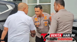 ‎Kapolres Bitung AKBP Arie Sulistyo Nugroho, S.I.K., M.H. Menyambut Rombongan Inspektorat Pengawasan Umum (Itwasum) Polri, (Ft. Ist)