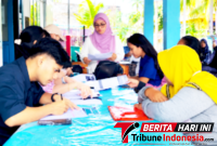 ‎Hari terakhir kegiatan sosialisasi dan pendaftaran warga undocumented stateless di Kantor Kelurahan Wangurer. (Ft. talia)
‎