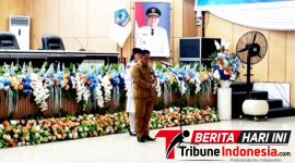 
‎Staf Ahli Walikota Bidang Hukum dan Politik, Ricy Tinangon, S.STP. Saat membuka Kegiatan Pusdiklat Paskibraka 2026 Mewakili Walikota Bitung, Hengky Honandar, S.E, (Ft. talia)