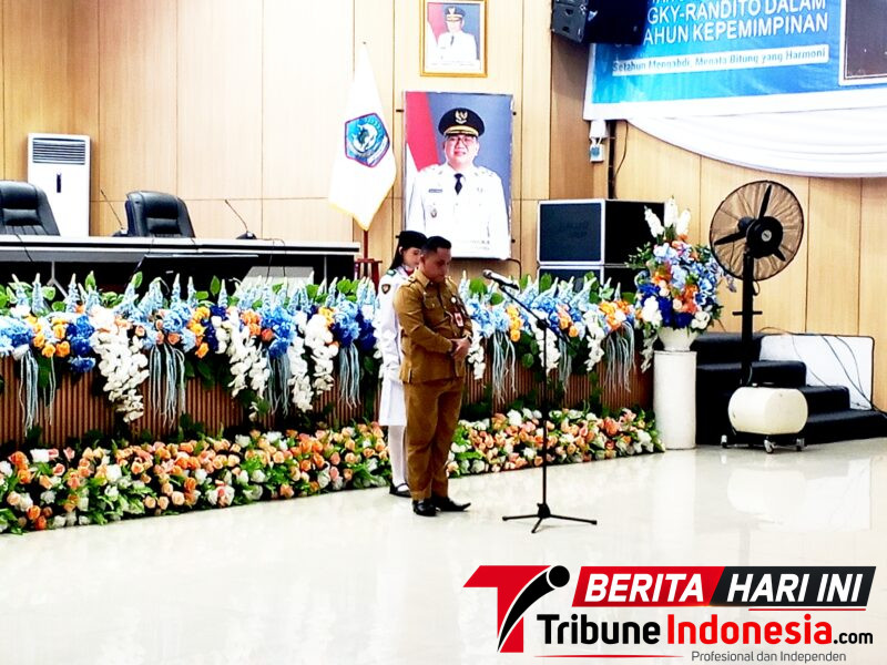 
‎Staf Ahli Walikota Bidang Hukum dan Politik, Ricy Tinangon, S.STP. Saat membuka Kegiatan Pusdiklat Paskibraka 2026 Mewakili Walikota Bitung, Hengky Honandar, S.E, (Ft. talia)