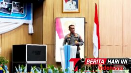 ‎Kapolres Bitung AKBP Arie Sulistyo Nugroho, S.I.K., M.H., Saat memberikan pembekalan kepada para calon paskibraka 2026. (Dok. Istimewa)
‎
‎