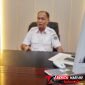 ‎​Plt. Kepala Bapenda Kota Bitung, Theo Rorong, S.E., di ruang kerjanya. (Ft. talia)