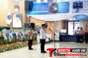 Wawali Randito Maringka, S.Sos, memimpin kegiatan pelepasan Kontingen Gerakan Pramuka Kwarcab Kota Bitung. (Ft. talia)
‎