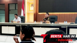 ‎Kasi Intel Kejari Bitung Justisi Wagiu, S.H., M.H., Saat memberikan pemaparan. (Dok. Ist) 