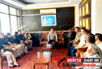 Kapolres Bitung AKBP Arie Sulistyo Nugroho, S.I.K., M.H. Saat audiensi bersama KPU Kota Bitung. (Dok. Istimewa)