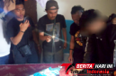 ‎Satuan Reserse Narkoba Polres Bitung Saat melakukan interogasi. (Dok. Istimewa)