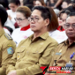 ‎Wali Kota Bitung, Hadir di kegiatan Pelantikan SriKandi jaga Desa, Periode 2026-2032. (Dok. Istimewa)