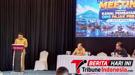 Walikota Bitung, Hengky Honandar S.E, Saat memberikan penyampaian. (Ft. talia)