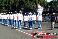Barisan Perumda PDAM Dua Sudara Bitung Dipimpin Alfred Salindeho, S.E., M.M., Siap di lepas Asisten I Forsman Dandel S.Sos. (Ft. talia)