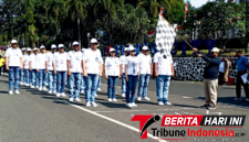 Barisan Perumda PDAM Dua Sudara Bitung Dipimpin Alfred Salindeho, S.E., M.M., Siap di lepas Asisten I Forsman Dandel S.Sos. (Ft. talia)