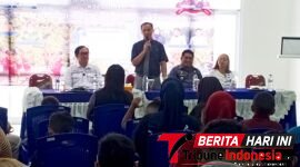 Asisten III Administrasi Umum Setda Kota Bitung, Drs. K.W. Benny Lontoh, M.A., Saat menyampaikan Amanat Walikota Bitung Hengky Honandar S.E., (Ft. talia)