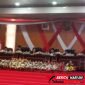 ‎Wali Kota Bitung, Hengky Honandar, S.E., Saat mendengarkan Pidato Presiden Republik Indonesia, Di kantor DPRD Kota Bitung. (Ft. talia)