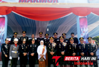 Para PJU Bersama Kapolres Bitung, AKBP Arie Sulistyo Nugroho, S.I.K., M.H., usai Upacara Bendera. (Ft. talia)