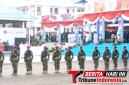 ‎Paskibraka Bitung, saat Upacara penurunan Bendera Merah Putih yang di pimpin Wawali Randito Maringka, S.Sos. (Ft. talia)
‎