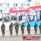 ‎Paskibraka Bitung, saat Upacara penurunan Bendera Merah Putih yang di pimpin Wawali Randito Maringka, S.Sos. (Ft. talia)
‎