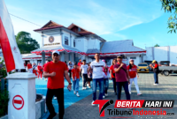 Kalapas Kelas IIB Bitung, Heddry Yadi, A.Md.IP., S.H. bersama jajaran meriahkan HUT RI ke-81. (Dok. Istimewa)
‎