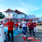Kalapas Kelas IIB Bitung, Heddry Yadi, A.Md.IP., S.H. bersama jajaran meriahkan HUT RI ke-81. (Dok. Istimewa)
‎