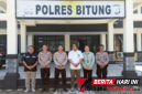‎Foto bersam Kapolres Bitung AKBP Arie Sulistyo Nugroho, S.H., S.I.K., M.H., dengan Tim Pertamina. (Dok. Istimewa)
‎