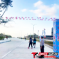 ‎Personel Polsek Matuari Polres bitung saat berada di lokasi Pelaksanaan Kegiatan Merdeka Walk Challenge 81K tahun 2026 (Dok. Istimewa)
‎