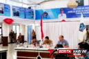 ‎Walikota Bitung Hengky Honandar, S.E, saat memberikan Sambutan pada Rapat sistem informasi Data Kebencanaan  terintegrasi dan Rencana Punyusunan Masterplan Kota Bitung. (Ft. talia) 
‎