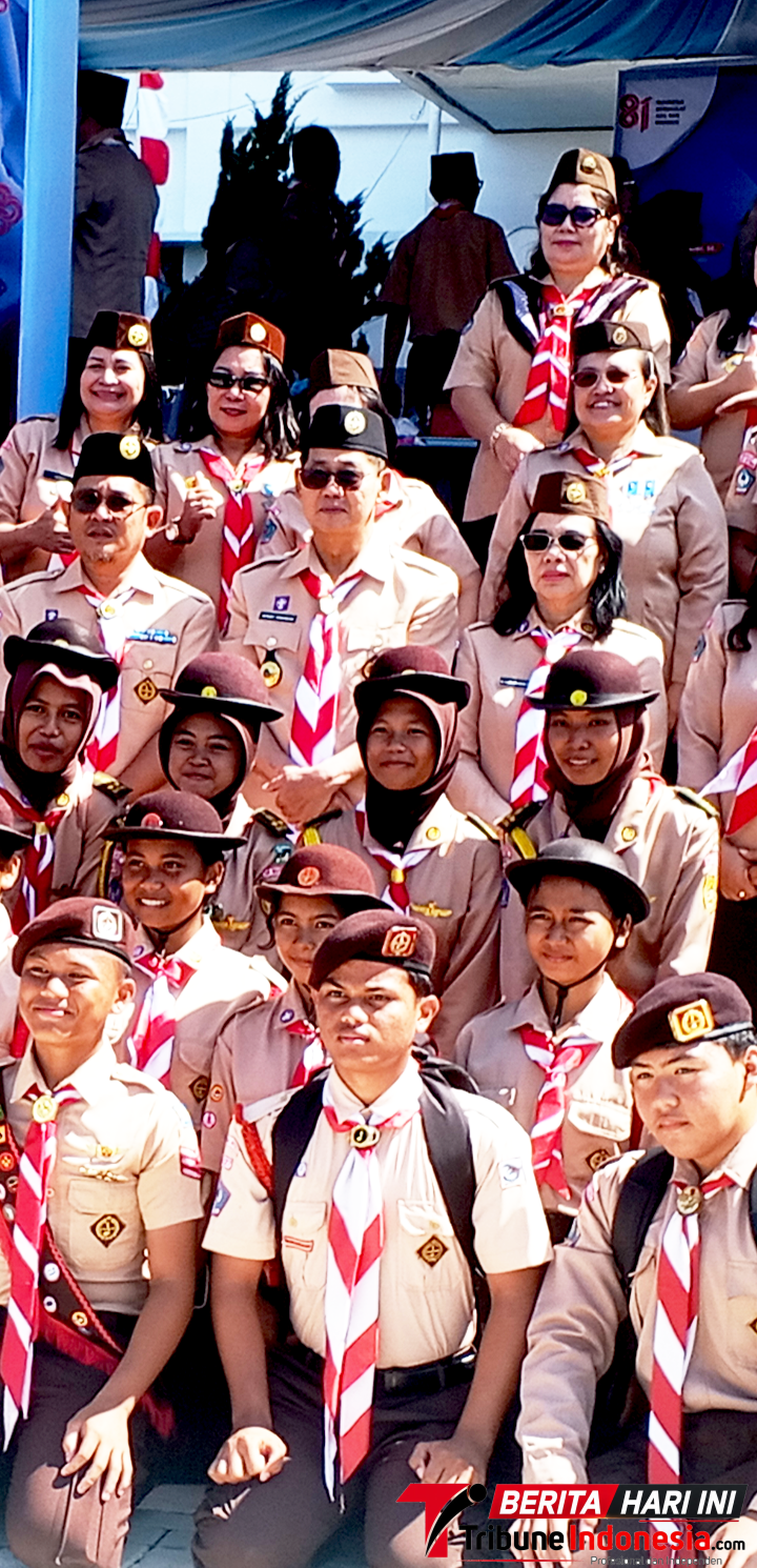 ‎Walikota Bitung, Hengky Honandar S.E, di dampingi Ketua TP PKK Bitung, Ny. Ellen Honandar Sondakh, S.E, dan Sekot Bitung Ir. Ignatius Rudy Theno, S.T., M.T., M.A.P (Ft. talia)