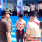 Dansatrol Kodaeral VIII, Kolonel Laut (P) Marvill Marfel Frits E.D., S.E., M.Tr.Hanla., CHRMP. Usai Apel Besar Pramuka bersama jajaran Forkopimda Bitung. (Ft. talia)