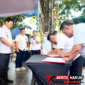 ‎Ketua DPC HNSI Kota Bitung Mario Mawuntu, bersama Ical Mawuntu saat melakukan penandatanganan Perjanjian Kerja Sama (PKS) pembentukan Pos Bantuan Hukum (Posbakum) Komunitas di hadapan Wagub Sulut Dr. Johannes Victor Mailangkay, S.H., M.H, di dampingi Kakanwil Kemenkumham Sulut, Hendrik Pagiling, S.H., M.H., (Ft. talia)
‎