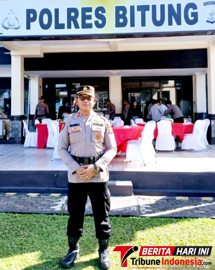 ‎IPTU Iskandar Abdul, Anggota Polres Bitung yang menghibahkan Tanah Untuk TPU. (Dok. Istimewa)
‎