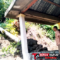 Lurah Makawidey, Christovol Matualatupauw, S.T., bersama dua staf kelurahan turun kelokasi kejadian.(Dok.Istimewa)
‎