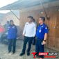 ‎Wawali Bitung, Randito Maringka, S.Sos, Bersama Kadis Damkar, Rudy Ponamon, S.Sos dan Kabid Pemadaman, Rosita Giasi, S.E, Berada di lokasi Karhutla Girian Bawah Kota Bitung. (Ft. talia)